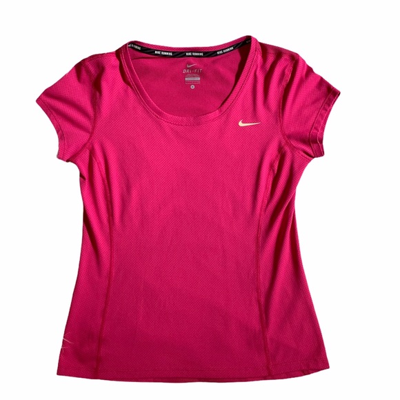 Nike Running Hot Pink Dri-Fit Athletic Tee - Picture 3 of 16